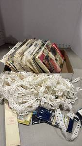 lot 1171 image: Patterns, zippers, seam binding and more