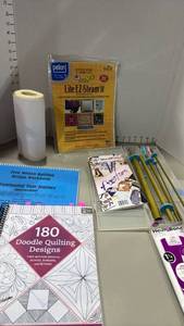 lot 1197 image: Quilting Lot Pellon Lite EZ-Steam II, Books, Tools, HeatnBond, Fusible Web