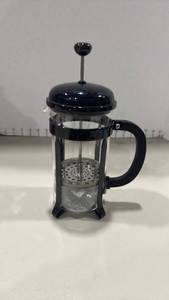 lot 1268 image: French Press Coffee Maker Black 3-Cup