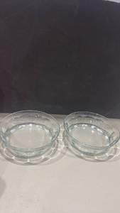lot 1276 image: Duratuff glass serving bowls