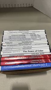lot 1357 image: Sewing and Design Instructional DVDs Collection