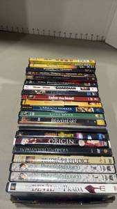lot 1364 image: DVD Movies Assorted Titles Pirates Caribbean,Twilight, Pride Prejudice