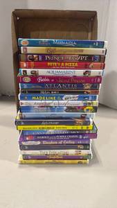 lot 1366 image: DVDs including Barbie, Bratz ,Disney Prince of Egypt, Mulan