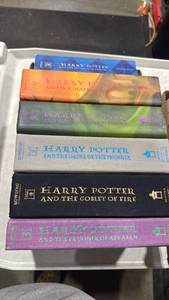 lot 1386 image: Harry Potter Complete Series Books 3-7 Rowling Bloomsbury Hardcover Set and paper back 5