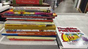 lot 1404 image: Kids books including Goodnight moon, Angelina Ballerina, Sushi for kids and more