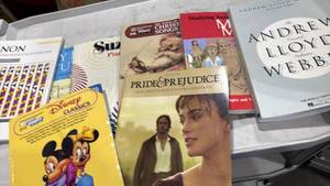 lot 1419 image: Music Books Collection 7 Titles Including Pride and Prejudice Soundtrack and Disney Classics