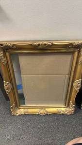 lot 1509 image: Gold toned ornate frame 25.5x21.5