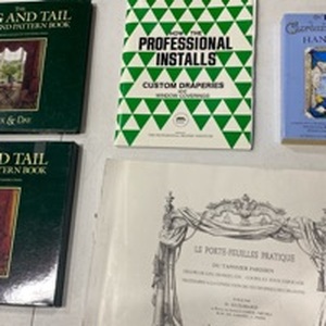 lot 2003 image: Drapery designs and handbooks