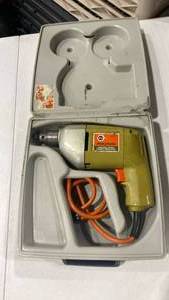 lot 2014 image: Black & Decker electric drill with case
