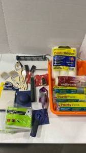 lot 2025 image: Paint equipment, roller, brushes and edgers