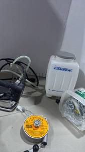 lot 2066 image: Consew gravity feed steam iron set and more