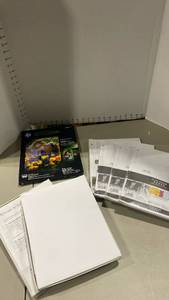 lot 2113 image: College ruled paper, photo paper, printer paper