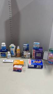 lot 2146 image: First Aid & Wellness Lot Bandages, Ointments, and more