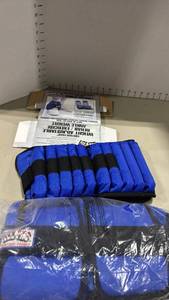 lot 2173 image: All Pro Weight Adjustable 2.5 lb Ankle Weight Pair Rehab Exercise