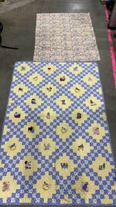 lot 2186 image: Children size quilts