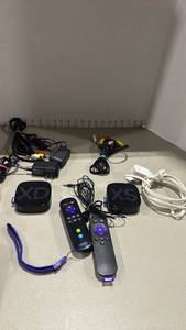 lot 2208 image: Roku XD and XS with cords and remotes