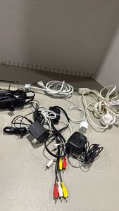lot 2209 image: Extension cord with foot operated onoff button and various chargers