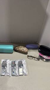 lot 2210 image: Coach, Tiffany and co eye glass cases, Kate spade glasses, 3d glasses and more