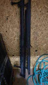 lot 2322 image: Metal bed frame queenking