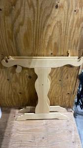 lot 2325 image: Unfinished table base 30x32
