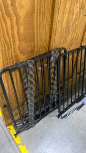 lot 2329 image: Safety gates, black metal