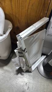 lot 2341 image: Metal side table not together