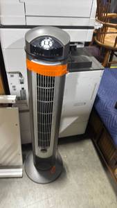 lot 2342 image: Lasko oscillating Tower Fan with Remote Control and Timer