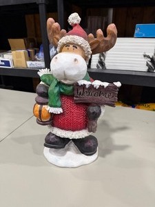 lot 2119 image: Moose welcome figurine
