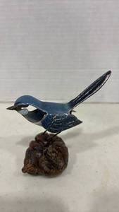 lot 1002 image: Vtg Brumm Enamel on Copper Bird
