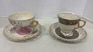lot 1083 image: Lamito Teacup and Saucer Set 2 Piece Porcelain
