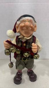 lot 1093 image: Zims Woodland Elves Themselves 10.5 inch tall with bells