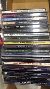 lot 1194 image: Music CDs Vince Gill, Mannheim Steamroller, Celine Dion, Trisha Yearwood, Linda Ronstadt, Williams Brothers, Lion King, and others