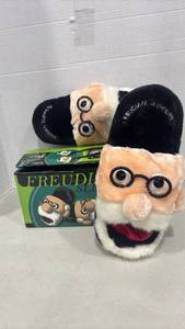 lot 1205 image: Freudian Slippers Plush Character Slippers with Box