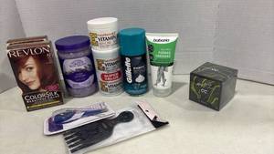 lot 1246 image: Hair Care & Personal Grooming Lot - Hair Dye, Shaving, Skincare, Cosmetics