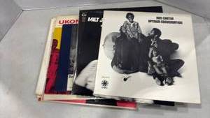 lot 1255 image: Vinyl Records Lot 10 Albums Beatles Abbey Road Calypso Jazz Rock Island