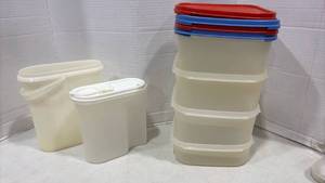 lot 2037 image: Tupperware Containers with Lids