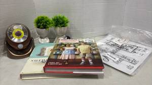 lot 2066 image: The Back in the Day Bakery Cookbook by Cheryl Day & Griffith Day, Two Faux Plants one is broken and more
