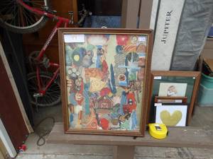 lot 44 image: Abstract photo in frame