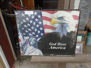 lot 46 image: Merica in a frame