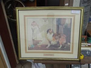 lot 57 image: Vintage art piece A Special Pleader by the English painter Charles Burton Barber