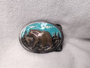 lot 1009 image: Bear Belt Buckle&nbsp
