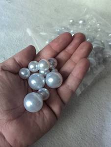 lot 2021 image: Pearl Beads Mixed Sizes Lot Craft Beads - new