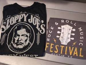 lot 4010 image: Graphic Tees -Sloppy Joes Key West  Music Festival T-Shirt - 2 ct