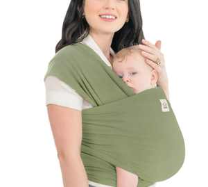lot 3511 image: Olive Green Baby WrapBaby Wearing Cloth