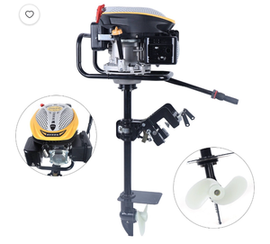lot 18061 image: Ravo RV225-X 9 HP Outboard Motor 4 Stroke 225cc Air Cooled Outboard Engine - Retail $569
