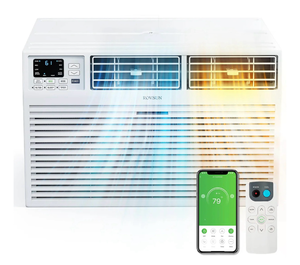 lot 18136 image: ROVSUN 8000 BTU 115V Through the Wall Air Conditioner with Heat - Retail $629