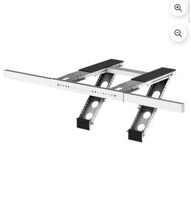 lot 18142 image: Ktaxon Window Air Conditioner Support Bracket, Universal AC Mount, No Drilling, Fits Single Or Double Hung Windows - Retail $89