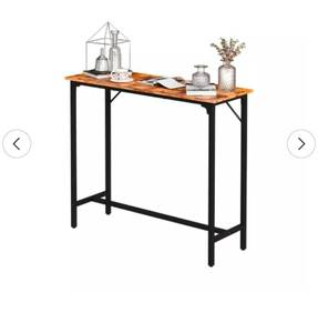lot 18171 image: Karl Home 43 Counter Height Bar Table Rectangular Pub Table Sofa Table - Retail $82