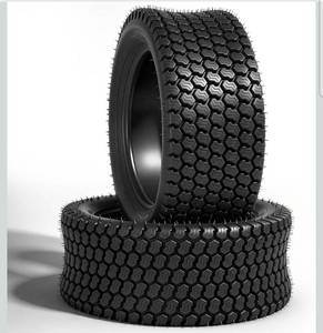 lot 18187 image: 16x6.50-8 Lawn Mower Tires, 2 Ply Tubeless, Set of 2 - Retail $0