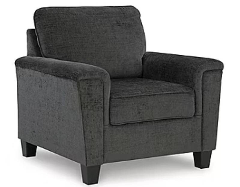 lot 59 image: Signature Design by Ashley Erinslane Upholstered Arm Chair - Missing Legs - Retail $1,095